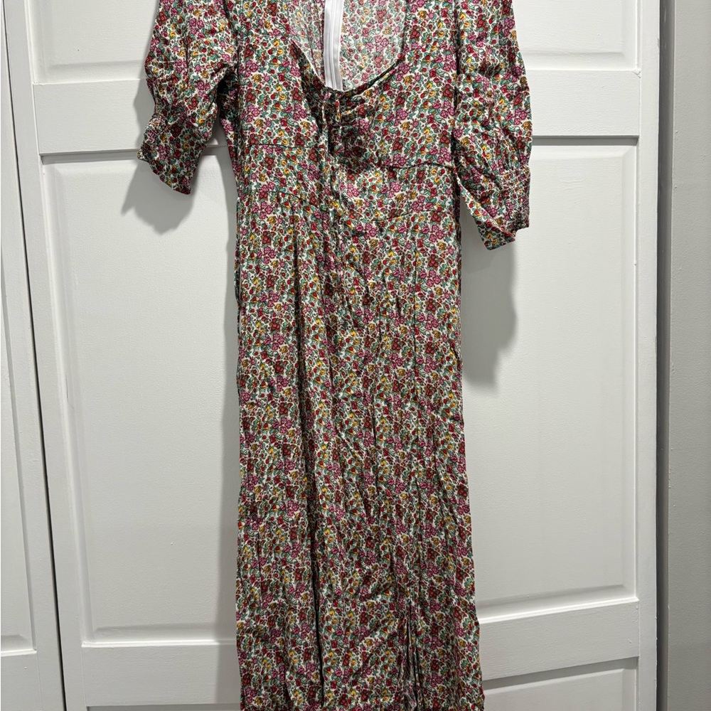 T Tahari/Elie Tahari Floral Cottagecore Maxi Dress | Size S